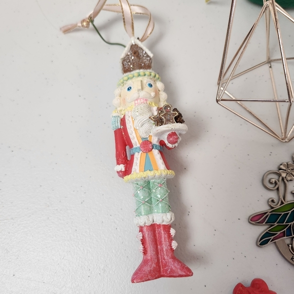 Lot of Christmas Tree Ornaments Some Vintage Turtle Nutcracker Mice - Picture 3 of 8